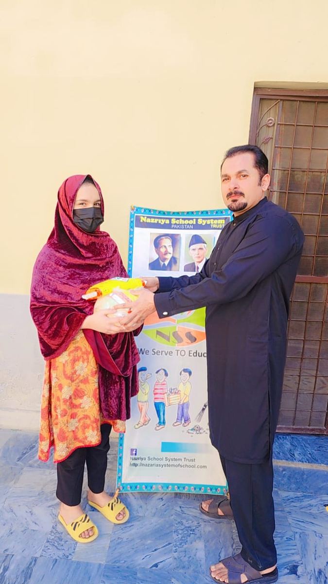 Disaster relief donation distribution by Nazriya School System 8