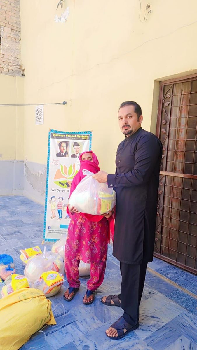 Disaster relief donation distribution by Nazriya School System 10