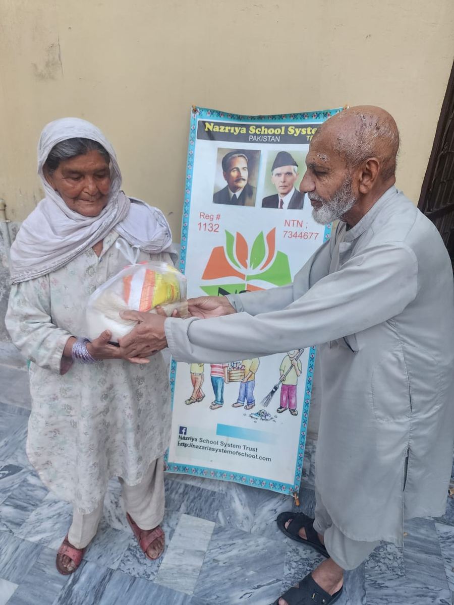 Disaster relief donation distribution by Nazriya School System 11
