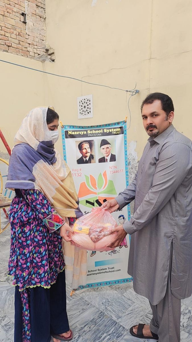 Disaster relief donation distribution by Nazriya School System 37