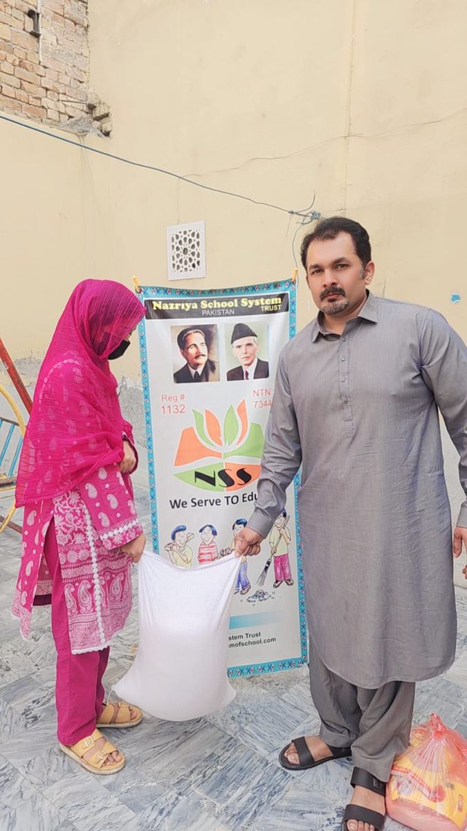 Disaster relief donation distribution by Nazriya School System 45