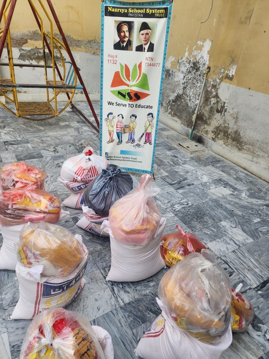 Disaster relief donation distribution by Nazriya School System 57