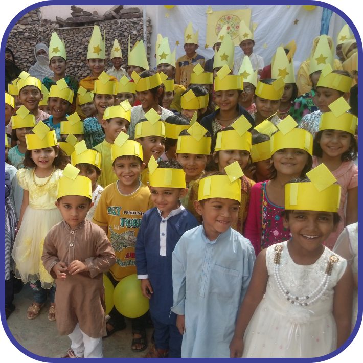 Students taking part in activities at Nazriya School System